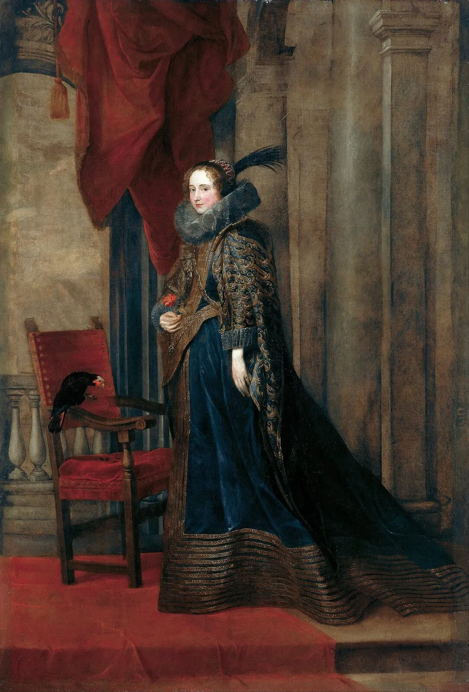 Paolina Adorno Brignole-Sale (1627) by Anthony van Dyck — original painting reproduced as a hand-painted oil on canvas