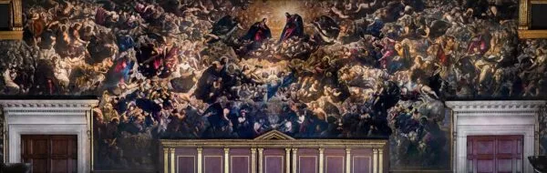 Paradise (1588) by Jacopo Tintoretto — original painting reproduced as a hand-painted oil on canvas