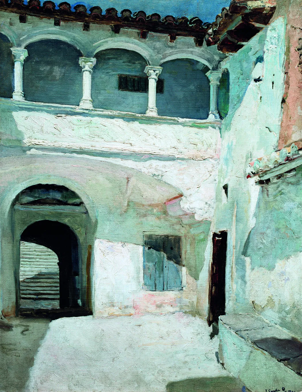 Patio de San Juan de Porta Coeli, Valence — Joaquín Sorolla