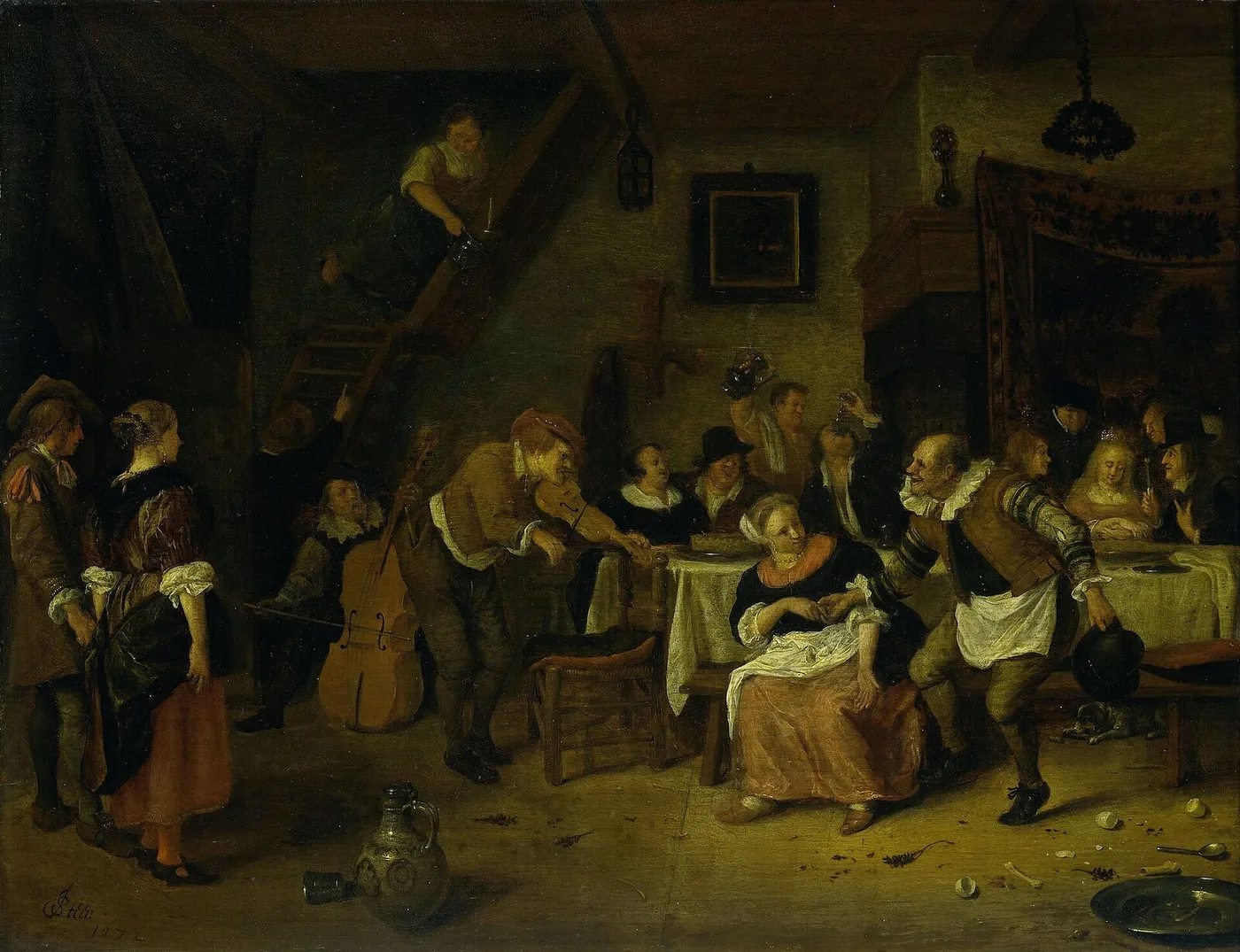 Peasant wedding — Jan Steen