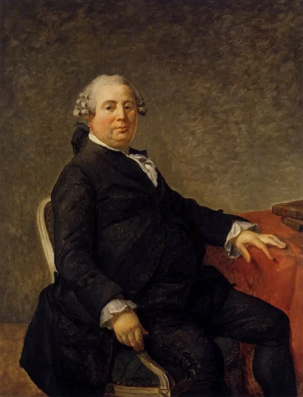 Philippe-Laurent de Joubert (1790) by Jacques-Louis David — original painting reproduced as a hand-painted oil on canvas