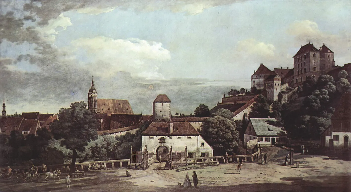 Pirna from the South — Bernardo Bellotto