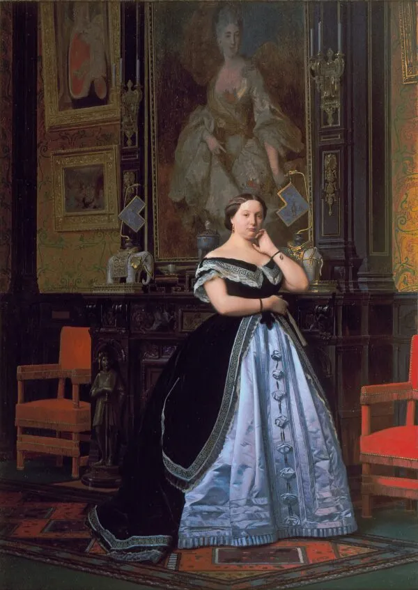 Portrait de Charlotte de Rothschild by Jean-Léon Gérôme (1866) by Jean-Léon Gérôme — original painting reproduced as a hand-painted oil on canvas