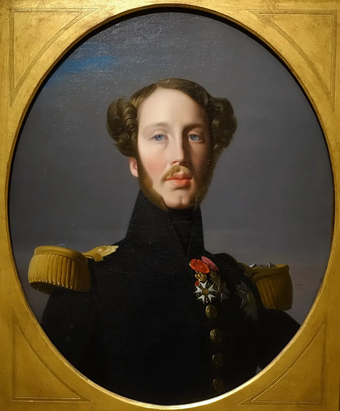 Portrait de Ferdinand-Philippe d'Orléans (1844) by Jean-Auguste-Dominique Ingres — original painting reproduced as a hand-painted oil on canvas