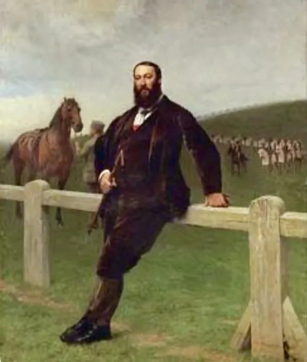 Portrait de Monsieur Charles-Joachim Lefèvre à Newmarket (1872) by Jean-Léon Gérôme — original painting reproduced as a hand-painted oil on canvas