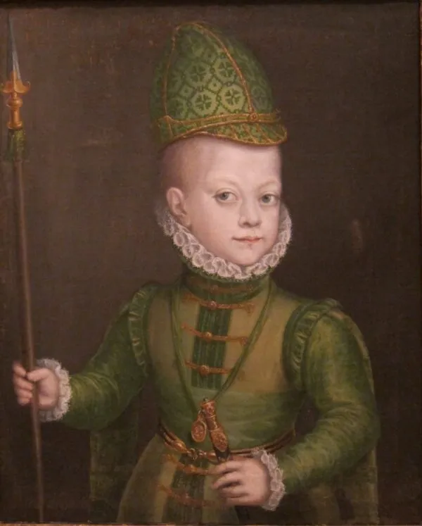 Portrait of a Boy at the Spanish Court (1567) by Sofonisba Anguissola — original painting reproduced as a hand-painted oil on canvas