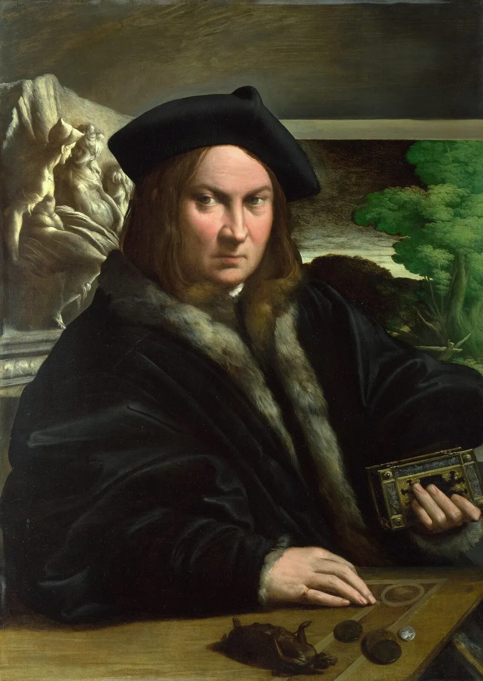 Portrait of a Collector — Parmigianino