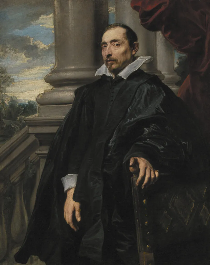 Portrait of a Man, ca. 1620-1621 (1621) by Anthony van Dyck — original painting reproduced as a hand-painted oil on canvas