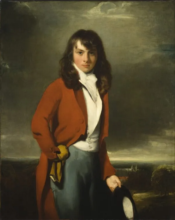 Portrait of Arthur Atherley as an Etonian (1791) by Thomas Lawrence — original painting reproduced as a hand-painted oil on canvas