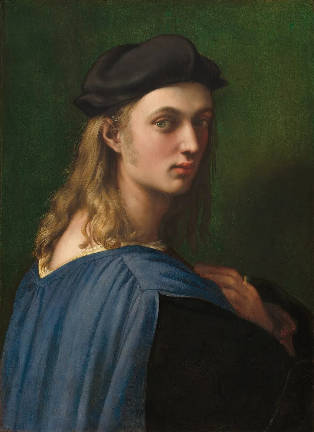 Portrait of Bindo Altoviti (1515) by Raphael — original painting reproduced as a hand-painted oil on canvas