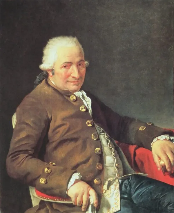 Portrait of Charles-Pierre Pécoul (1784) by Jacques-Louis David — original painting reproduced as a hand-painted oil on canvas