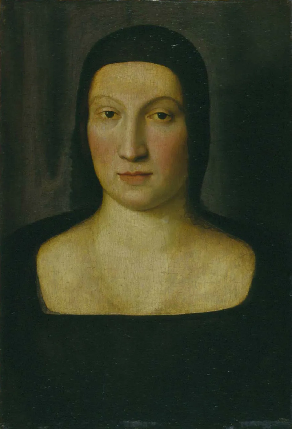 Portrait of Emilia Pia da Montefeltro (1504) by Raphael — original painting reproduced as a hand-painted oil on canvas