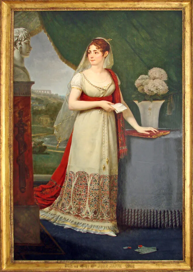 Portrait of Empress Joséphine (1808) by Antoine-Jean Gros — original painting reproduced as a hand-painted oil on canvas
