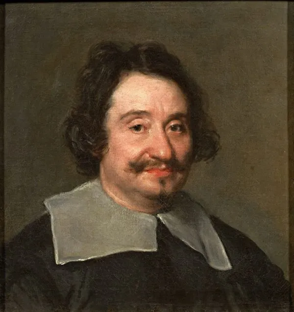 Portrait of Ferdinando Brandani (1650) by Diego Velázquez — original painting reproduced as a hand-painted oil on canvas