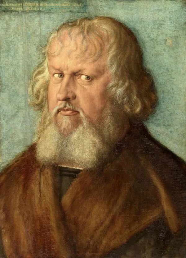 Portrait of Hieronymus Holzschuher (1526) by Albrecht Dürer — original painting reproduced as a hand-painted oil on canvas