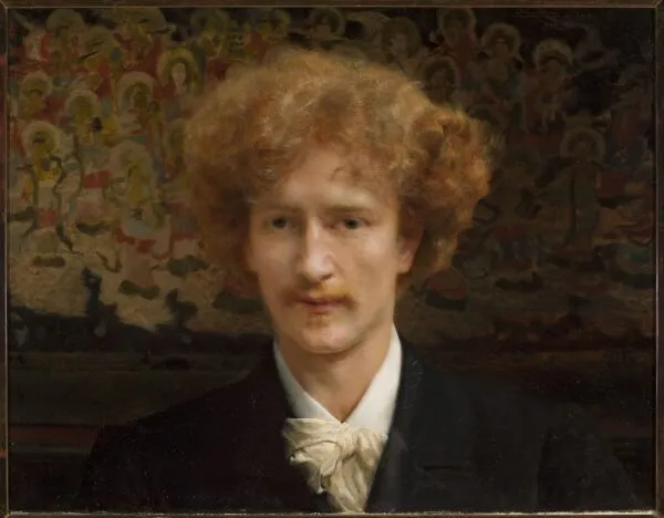Portrait of Ignacy Jan Paderewski (1860–1941) (1890) by Lawrence Alma-Tadema — original painting reproduced as a hand-painted oil on canvas