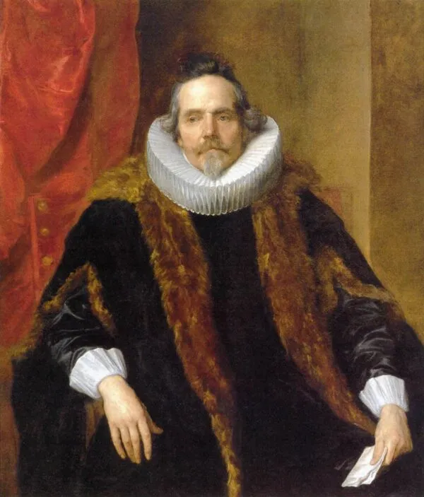 Portrait of James le Roy, Lord of Herbaix (1631) by Anthony van Dyck — original painting reproduced as a hand-painted oil on canvas