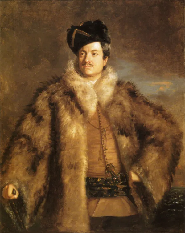 Portrait of John Hamilton by Joshua Reynolds — original painting reproduced as a hand-painted oil on canvas