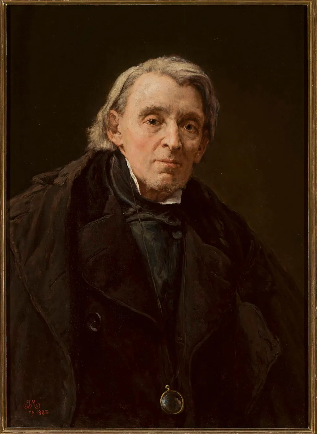 Portrait of Karol Podlewski (1882) by Jan Matejko — original painting reproduced as a hand-painted oil on canvas