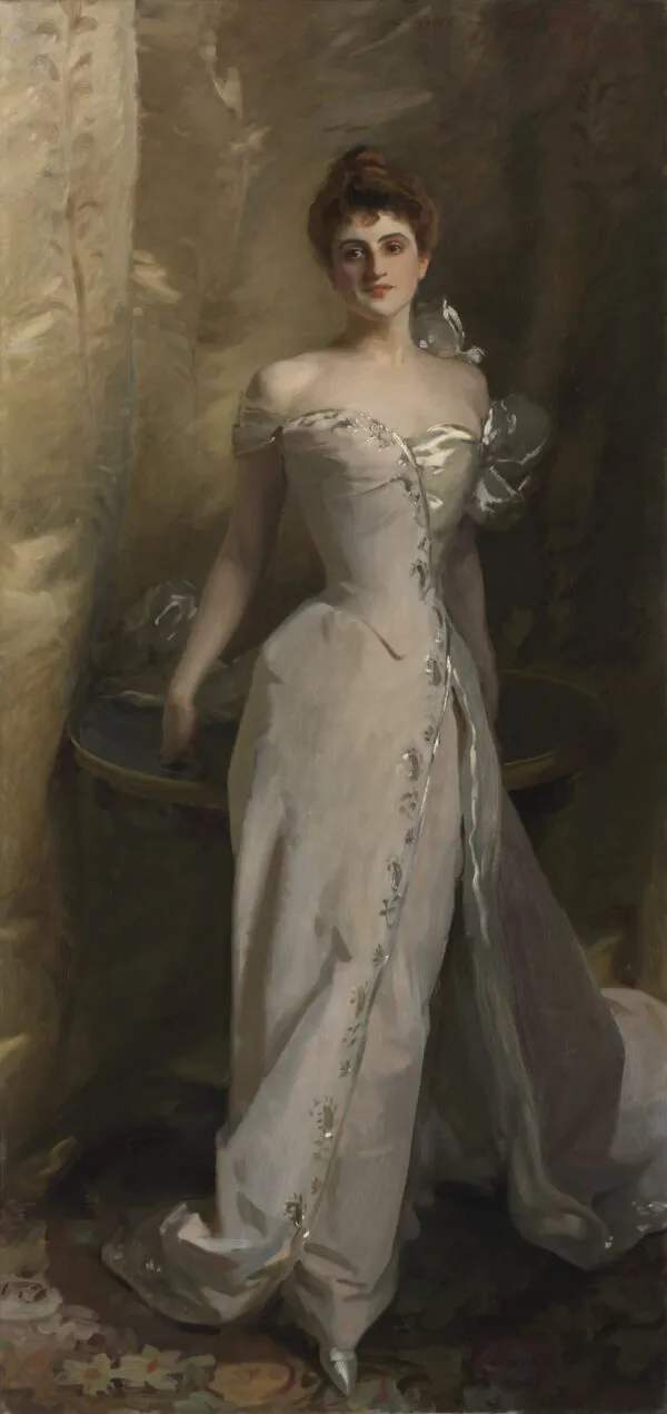 Portrait of Lisa Colt Curtis (1898) by John Singer Sargent — original painting reproduced as a hand-painted oil on canvas
