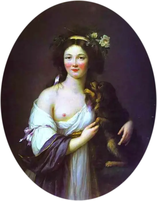 Portrait of Madame d'Aguesseau (1775) by Élisabeth Louise Vigée Le Brun — original painting reproduced as a hand-painted oil on canvas