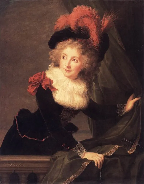 Portrait of Madame Perregaux (1789) by Élisabeth Louise Vigée Le Brun — original painting reproduced as a hand-painted oil on canvas