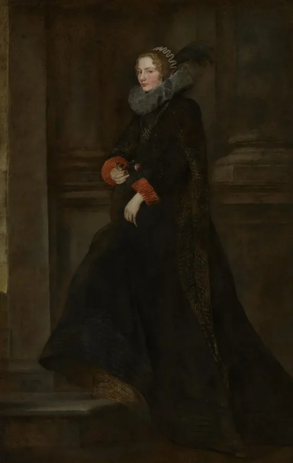 Portrait of Marchesa Geronima Spinola (1625) by Anthony van Dyck — original painting reproduced as a hand-painted oil on canvas