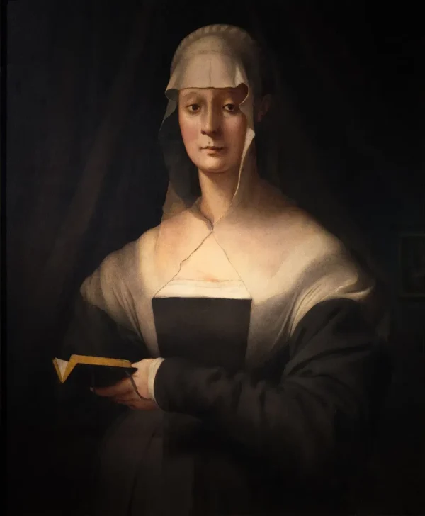 Portrait of Maria Salviati (1544) by Pontormo — original painting reproduced as a hand-painted oil on canvas