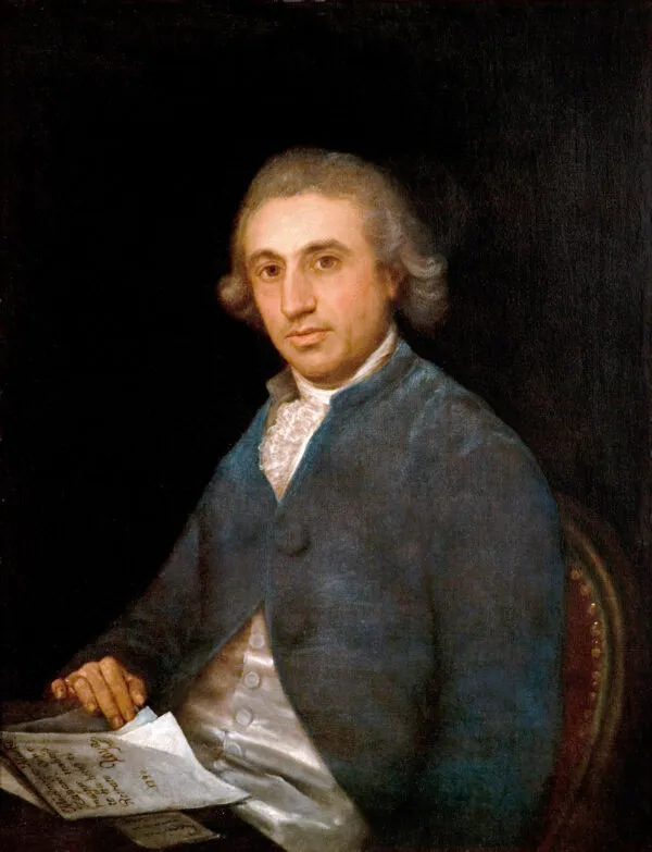 Portrait of Martín Zapater (1790) by Francisco Goya — original painting reproduced as a hand-painted oil on canvas