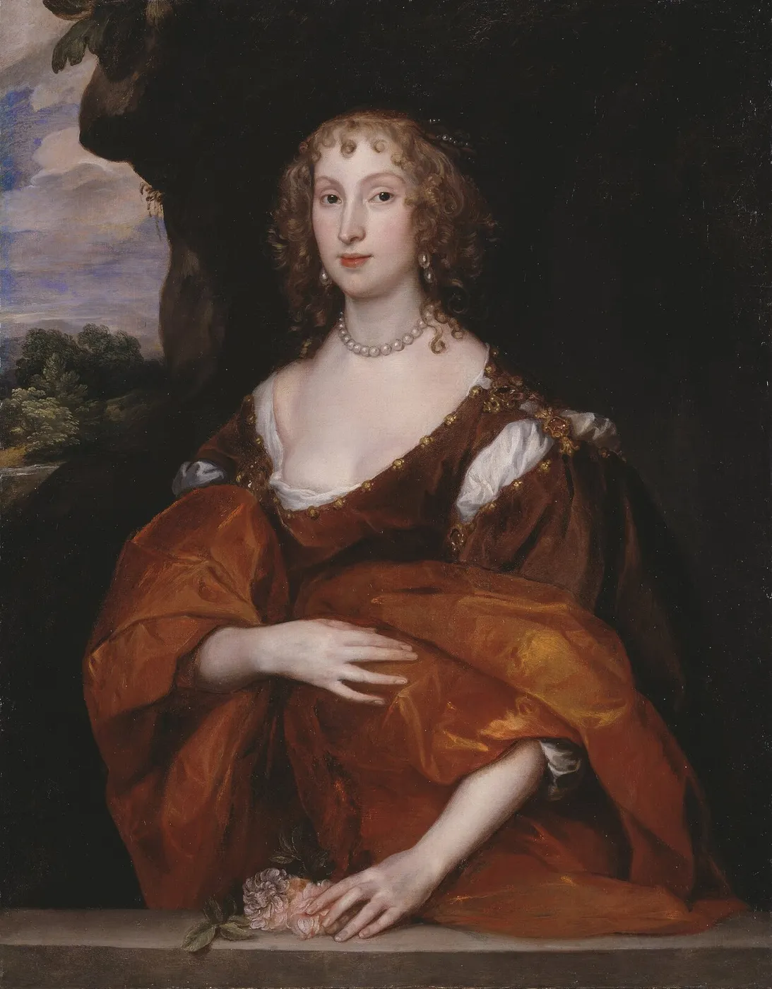 Portrait of Mary Hill, Lady Killigrew — Anthony van Dyck