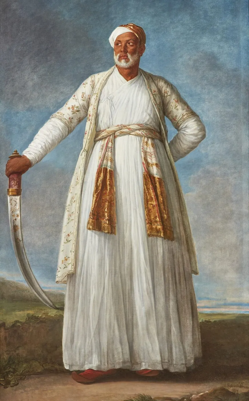 Portrait of Muhammad Dervish Khan (1788) by Élisabeth Louise Vigée Le Brun — original painting reproduced as a hand-painted oil on canvas