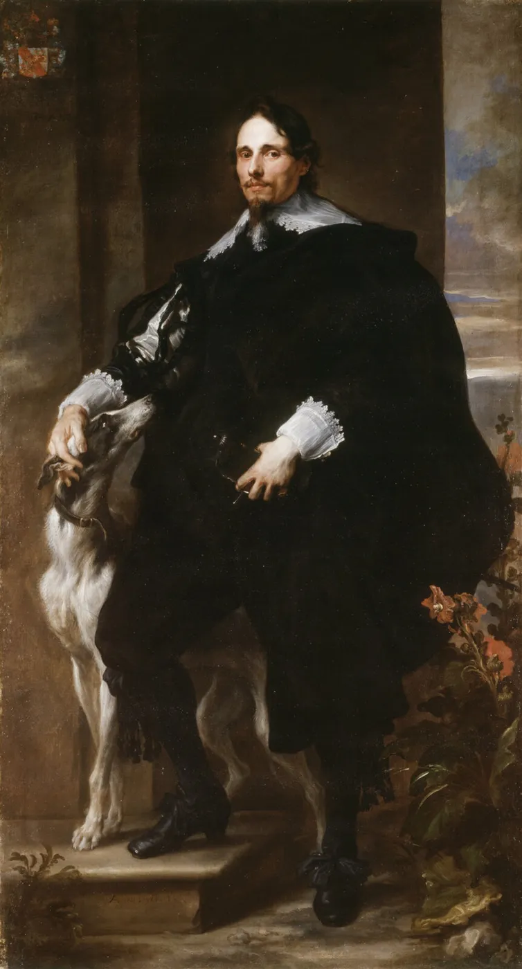 Portrait of Philippe le Roy, baron of Broechem (1630) by Anthony van Dyck — original painting reproduced as a hand-painted oil on canvas