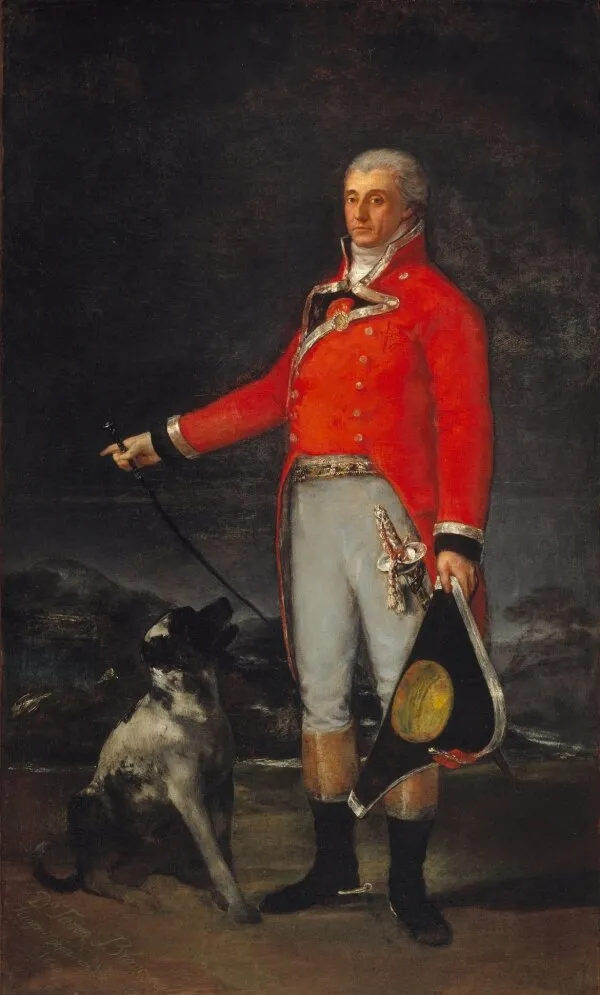 Portrait of Tadeo Bravo de Rivero (1806) by Francisco Goya — original painting reproduced as a hand-painted oil on canvas
