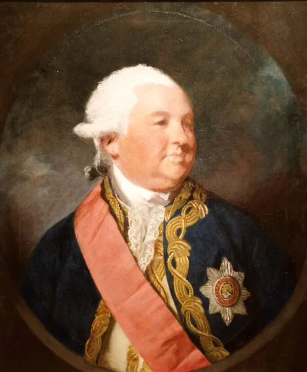 Portrait of the British Admiral Sir Edward Hughes (1717/1720–1794) (1786) by Joshua Reynolds — original painting reproduced as a hand-painted oil on canvas