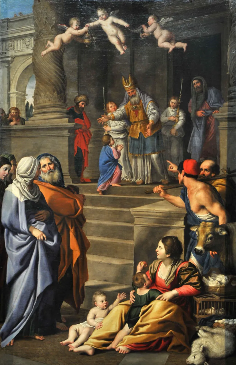 Presentation of Virgin Mary — Domenichino