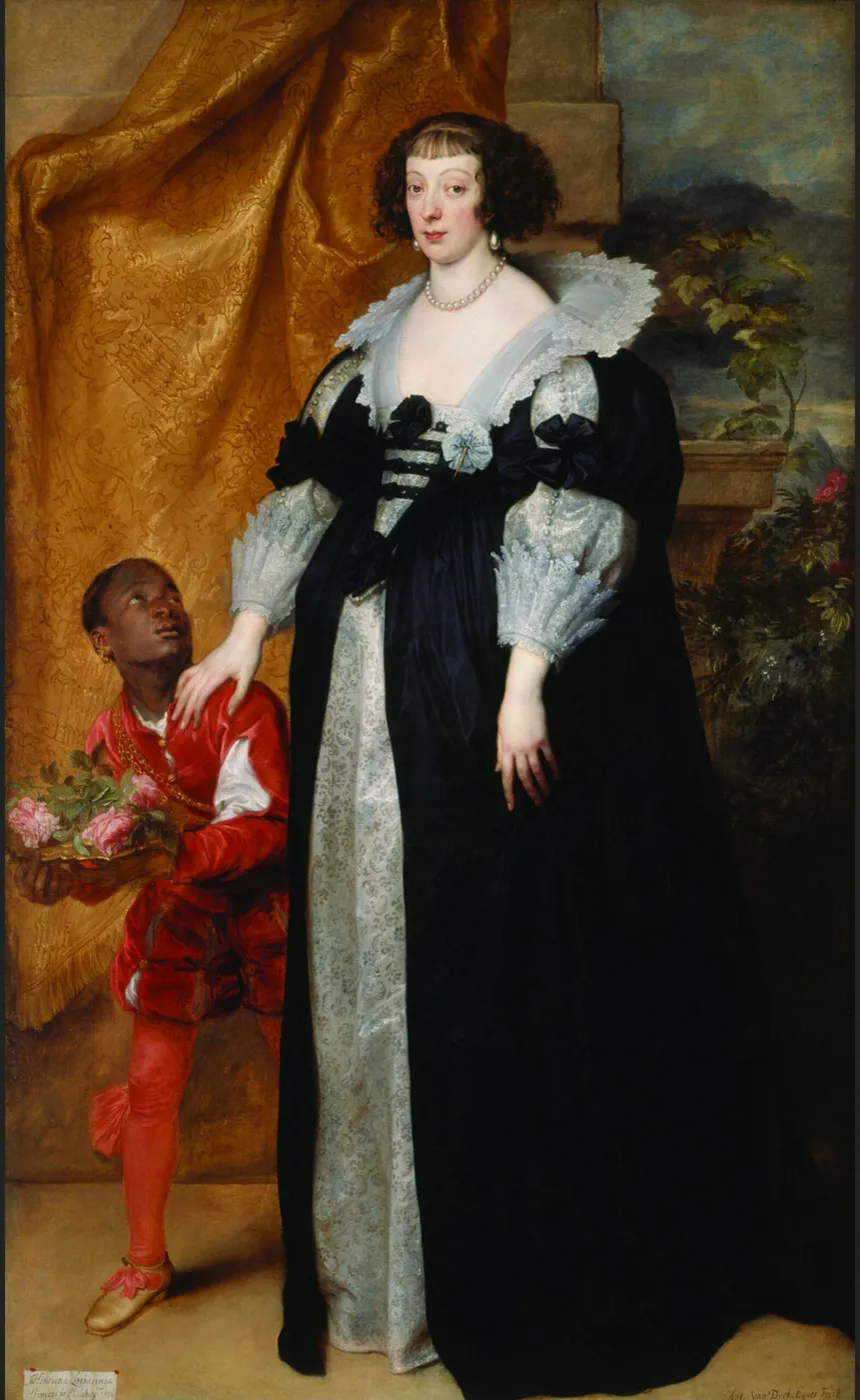 Princess Henrietta of Lorraine (1611–1660), Attended by a Page — Anthony van Dyck