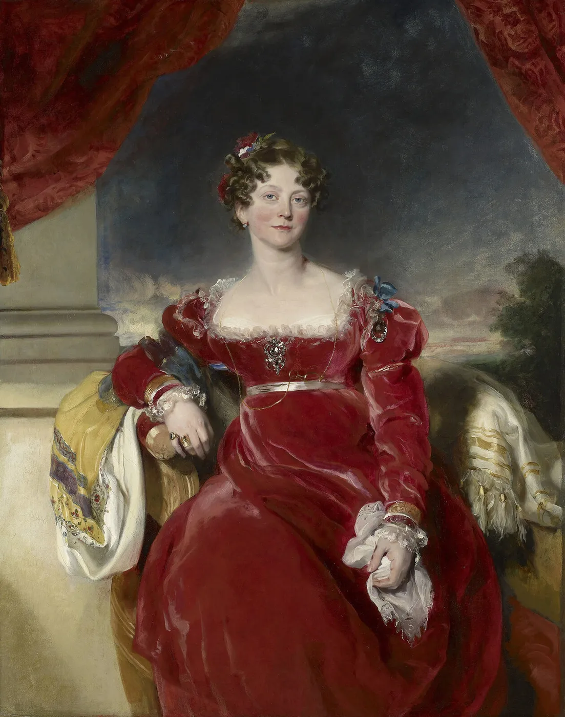 Princess Sophia (1777-1848) (1812) by Thomas Lawrence — original painting reproduced as a hand-painted oil on canvas