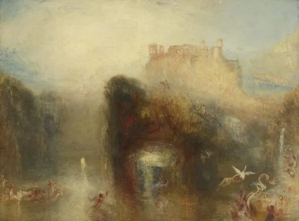 Queen Mab’s Cave (1846) by J. M. W. Turner — original painting reproduced as a hand-painted oil on canvas