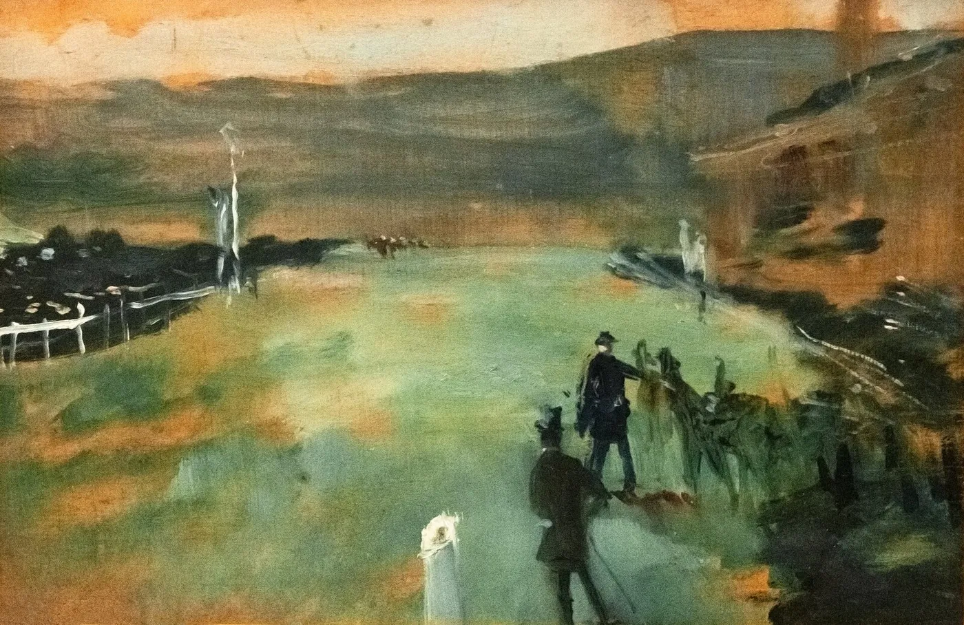 Racecourse (1881) by Henri de Toulouse-Lautrec — original painting reproduced as a hand-painted oil on canvas