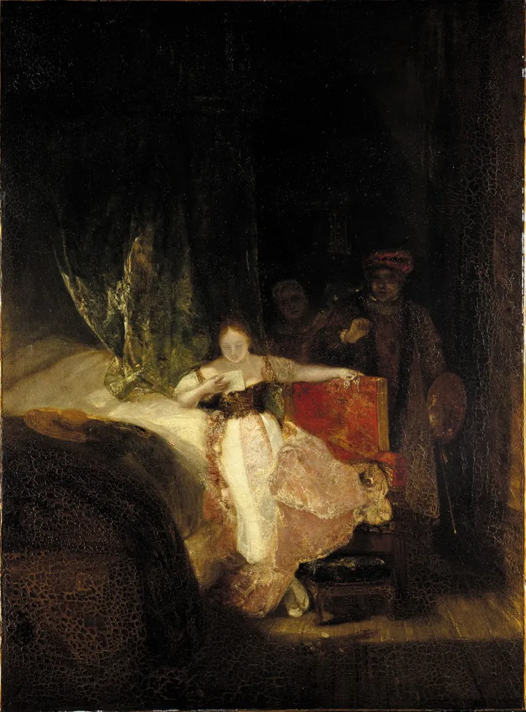 Rembrandt's Daughter (1827) by J. M. W. Turner — original painting reproduced as a hand-painted oil on canvas