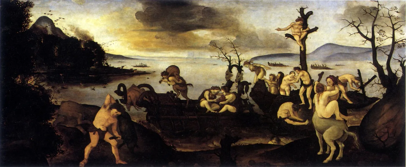 Return from the Hunt by Piero di Cosimo (1500) by Piero di Cosimo — original painting reproduced as a hand-painted oil on canvas