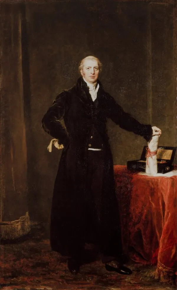 Robert Banks Jenkinson, 2nd Earl of Liverpool (1827) by Thomas Lawrence — original painting reproduced as a hand-painted oil on canvas