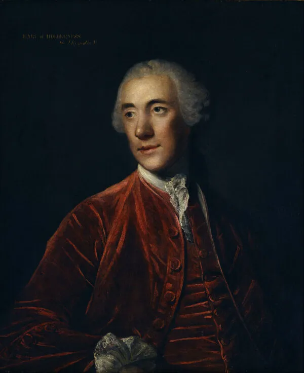 Robert d’Arcy, 4th Earl of Holderness (1775) by Joshua Reynolds — original painting reproduced as a hand-painted oil on canvas
