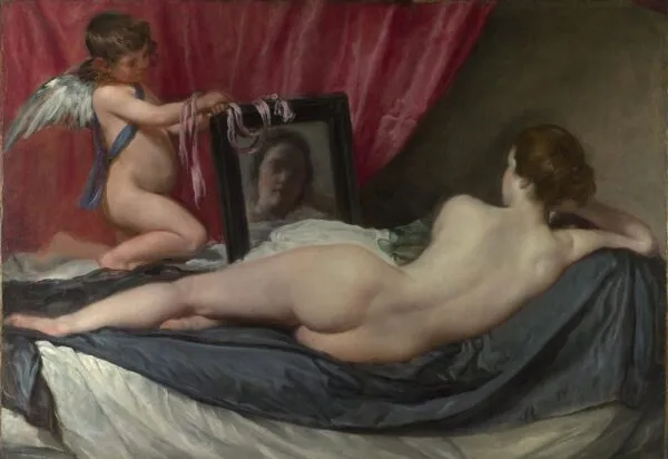Rokeby Venus (1644) by Diego Velázquez — original painting reproduced as a hand-painted oil on canvas