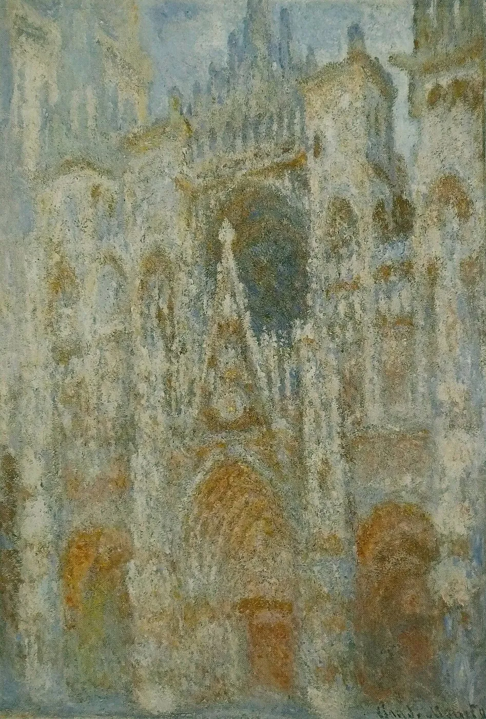 Rouen Cathedral, Portal, Morning Sun — Claude Monet