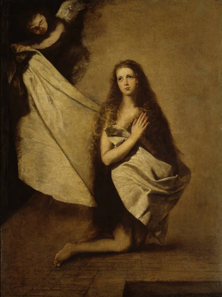 Saint Agnes (1640) by Jusepe de Ribera — original painting reproduced as a hand-painted oil on canvas