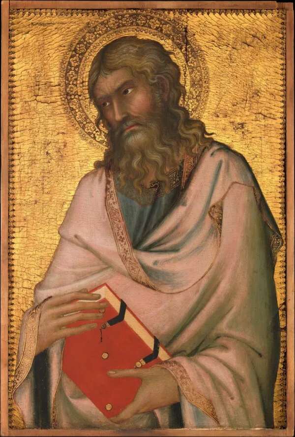 Saint Andrew (1326) by Simone Martini — original painting reproduced as a hand-painted oil on canvas