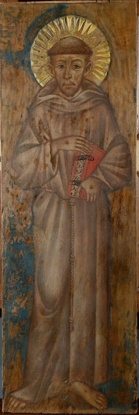 Saint Francis (1290) by Cimabue — original painting reproduced as a hand-painted oil on canvas