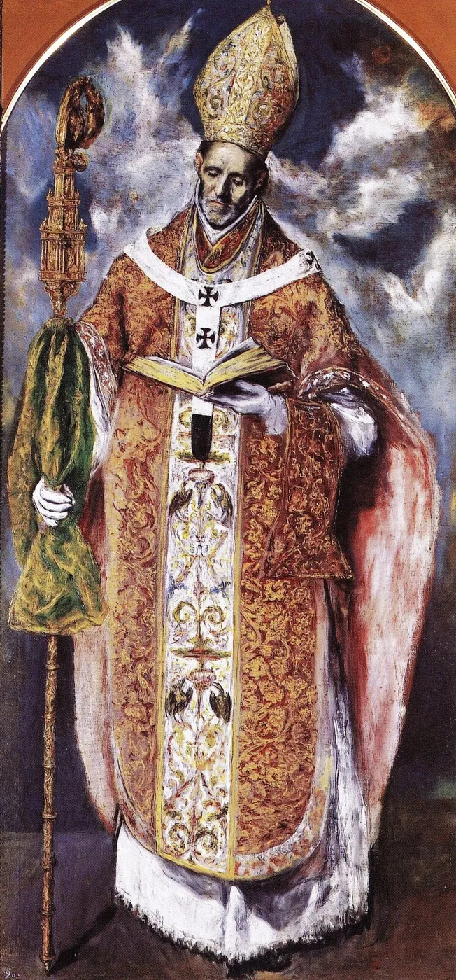 Saint Ildefonso of Toledo — El Greco