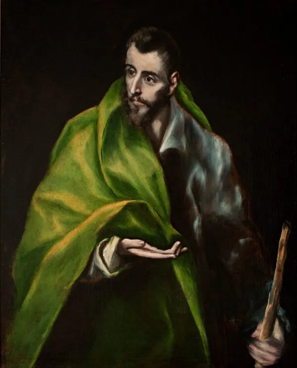 Saint James the Greater (1610) by El Greco — original painting reproduced as a hand-painted oil on canvas